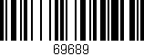Código de barras (EAN, GTIN, SKU, ISBN): '69689'