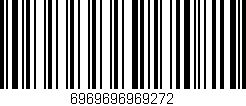 Código de barras (EAN, GTIN, SKU, ISBN): '6969696969272'