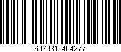 Código de barras (EAN, GTIN, SKU, ISBN): '6970310404277'