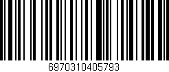 Código de barras (EAN, GTIN, SKU, ISBN): '6970310405793'