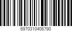 Código de barras (EAN, GTIN, SKU, ISBN): '6970310406790'