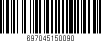 Código de barras (EAN, GTIN, SKU, ISBN): '697045150090'