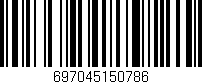 Código de barras (EAN, GTIN, SKU, ISBN): '697045150786'