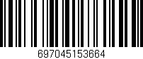 Código de barras (EAN, GTIN, SKU, ISBN): '697045153664'