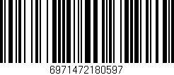 Código de barras (EAN, GTIN, SKU, ISBN): '6971472180597'
