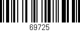 Código de barras (EAN, GTIN, SKU, ISBN): '69725'