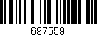 Código de barras (EAN, GTIN, SKU, ISBN): '697559'