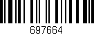 Código de barras (EAN, GTIN, SKU, ISBN): '697664'