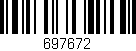 Código de barras (EAN, GTIN, SKU, ISBN): '697672'
