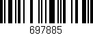 Código de barras (EAN, GTIN, SKU, ISBN): '697885'