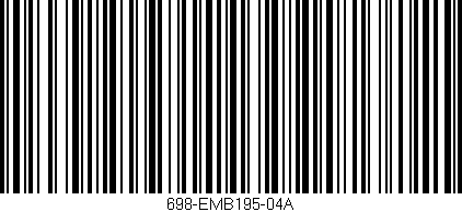 Código de barras (EAN, GTIN, SKU, ISBN): '698-EMB195-04A'