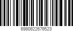 Código de barras (EAN, GTIN, SKU, ISBN): '6980822678523'