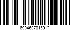 Código de barras (EAN, GTIN, SKU, ISBN): '6984687815017'