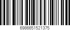 Código de barras (EAN, GTIN, SKU, ISBN): '6986651521375'