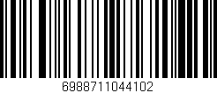 Código de barras (EAN, GTIN, SKU, ISBN): '6988711044102'