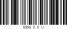 Código de barras (EAN, GTIN, SKU, ISBN): '6989_0_0_U'
