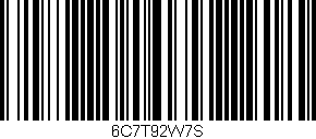 Código de barras (EAN, GTIN, SKU, ISBN): '6C7T92W7S'