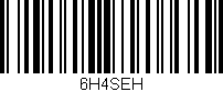 Código de barras (EAN, GTIN, SKU, ISBN): '6H4SEH'