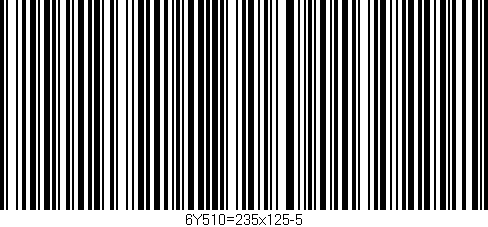 Código de barras (EAN, GTIN, SKU, ISBN): '6Y510=235x125-5'