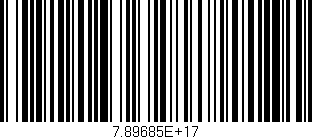 Código de barras (EAN, GTIN, SKU, ISBN): '7.89685E+17'