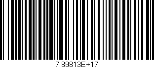 Código de barras (EAN, GTIN, SKU, ISBN): '7.89813E+17'