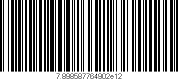 Código de barras (EAN, GTIN, SKU, ISBN): '7.898587764902e12'