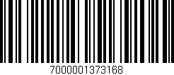 Código de barras (EAN, GTIN, SKU, ISBN): '7000001373168'