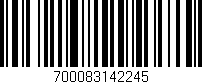 Código de barras (EAN, GTIN, SKU, ISBN): '700083142245'