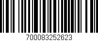 Código de barras (EAN, GTIN, SKU, ISBN): '700083252623'