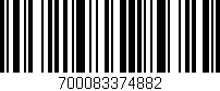 Código de barras (EAN, GTIN, SKU, ISBN): '700083374882'