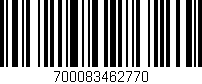 Código de barras (EAN, GTIN, SKU, ISBN): '700083462770'