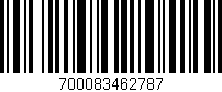 Código de barras (EAN, GTIN, SKU, ISBN): '700083462787'