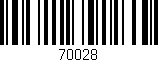 Código de barras (EAN, GTIN, SKU, ISBN): '70028'