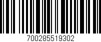 Código de barras (EAN, GTIN, SKU, ISBN): '700285519302'