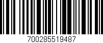 Código de barras (EAN, GTIN, SKU, ISBN): '700285519487'