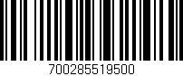 Código de barras (EAN, GTIN, SKU, ISBN): '700285519500'