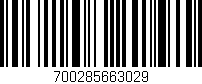Código de barras (EAN, GTIN, SKU, ISBN): '700285663029'