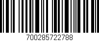 Código de barras (EAN, GTIN, SKU, ISBN): '700285722788'