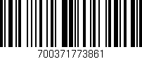 Código de barras (EAN, GTIN, SKU, ISBN): '700371773861'
