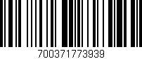 Código de barras (EAN, GTIN, SKU, ISBN): '700371773939'