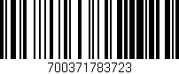 Código de barras (EAN, GTIN, SKU, ISBN): '700371783723'