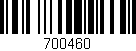 Código de barras (EAN, GTIN, SKU, ISBN): '700460'
