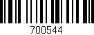 Código de barras (EAN, GTIN, SKU, ISBN): '700544'