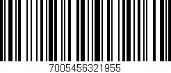 Código de barras (EAN, GTIN, SKU, ISBN): '7005456321955'
