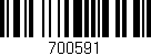 Código de barras (EAN, GTIN, SKU, ISBN): '700591'