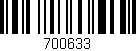 Código de barras (EAN, GTIN, SKU, ISBN): '700633'