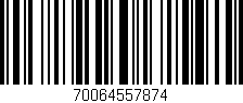 Código de barras (EAN, GTIN, SKU, ISBN): '70064557874'