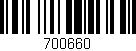 Código de barras (EAN, GTIN, SKU, ISBN): '700660'