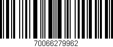 Código de barras (EAN, GTIN, SKU, ISBN): '70066279962'