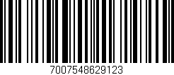Código de barras (EAN, GTIN, SKU, ISBN): '7007548629123'